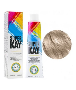 Фарба для волосся Super Kay Hair Color Cream 12.0 екстра супер платиновий натуральний блондин, 180 мл