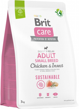 Karma sucha dla psów Brit care dog sustainable adult chicken insect 3 kg (8595602558667)