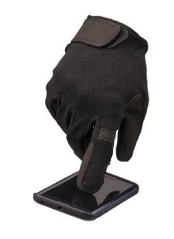 Тактичний рукавички чорні Mil-Tec Touch Black 12521102 розмір S