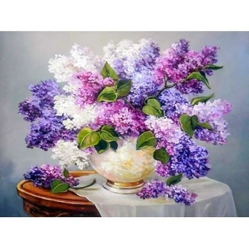 Алмазна мозаїка ColorArt Букет бузку 30x40 ST408