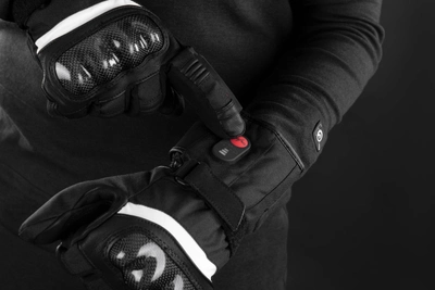 Перчатки с подогревом 2E Rider Black размер M