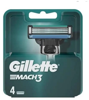 Леза для гоління Gillette Mach 3 Refill 4 шт (7702018579013)