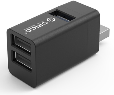 Hub USB Orico Mini 1 x USB 3.0, 2 x USB 2.0 (MINI-U32-BK-BP)