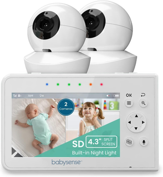 Відеоняня з двома камерами та аудіо Babysense