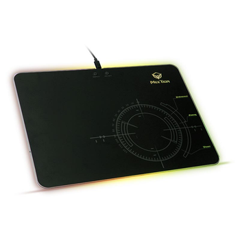 Коврик для мыши с цветной подсветкой MEETION Backlit Gaming Mouse Pad RGB MT-P010 black