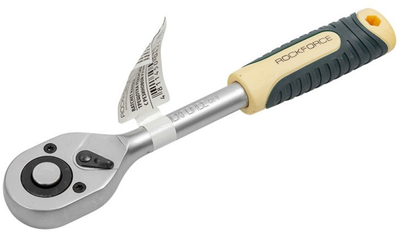 Трещотка Rock Force RF-80242W 1/2" реверсивная с резиновой ручкой