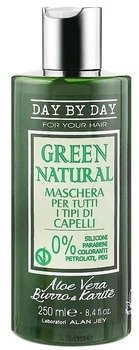 Маска для всіх типів волосся з алое віра та олією каріте Alan Jey Green Natural Hair Mask, 250 мл (7931)