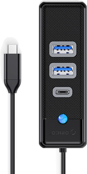 Hub USB-C Orico 2 x USB 3.0 + USB-C Czarny (PWC2U-C3-015-BK-EP)