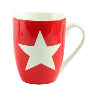 Чашка "Star" красная, большая звезда