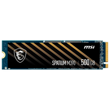 SSD накопитель MSI Spatium M390 500GB M.2 2280 PCIe 3.0 x4 NVMe 3D NAND TLC (S78-440K170-P83)