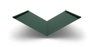 Планка ендовы матовый 15х15 0,45 мм (RAL6020)
