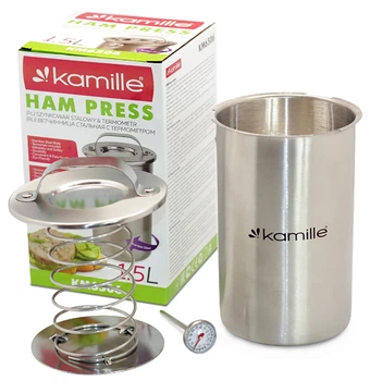 Ветчинница из нержавеющей стали 1,5 л Kamille KM-6506