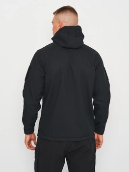 Тактична куртка Kodor Soft Shell КCS 7222 3XL Чорний (24100024167)