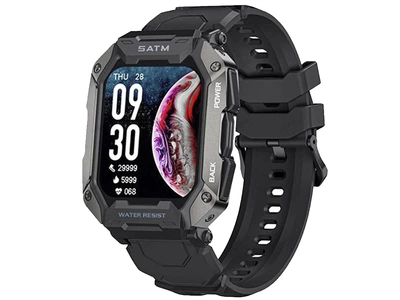 Смарт часы Satm тактические IP68 Черный (1011-345-03)