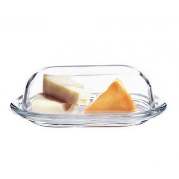 Маслянка з кришкою 13*20 см Basic Pasabahce 98402.