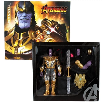 Фигурка супергерой Avengers Танос Thanos на батарейках 28 см