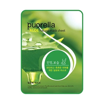 Тканинна маска з екстрактом алое вера Puorella Aloe Mask Sheet