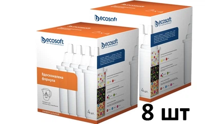 Картридж Екософт (Ecosoft) універсальний (8 шт) для фильтров-кувшинов