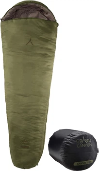 Спальный мешок Grand Canyon Kansas 190 0°C Capulet Olive Left (340019)