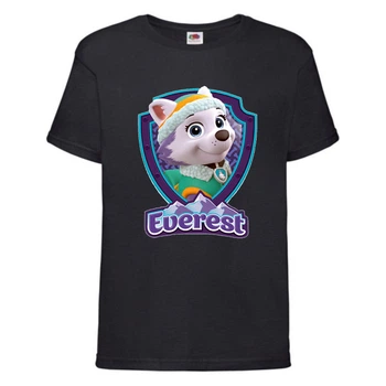 Футболка дитяча Щенячий патруль (Paw Patrol) чорна (everest-2-black) розмір 128 см
