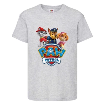 Футболка дитяча Щенячий патруль (Paw Patrol), сіра (puppies-5-gray) розмір 104 см