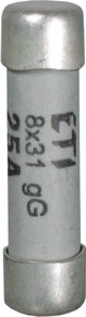 Предохранитель CH 8x32 aM 8A 400V ETI (2611006)