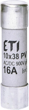 Предохранитель CH 10x38 gR 16A 900V (50kA AC) ETI (2625033)