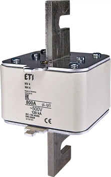Предохранитель NH-4/gG 800A 500V (для держателей PK 4) ETI (4116103)
