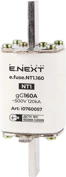 Предохранитель плавкий E.NEXT e.fuse.NT1.160, габарит 1, 160А i0760057