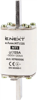 Предохранитель плавкий E.NEXT e.fuse.NT1.125, габарит 1, 125А i0760056