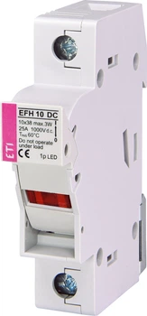 Тримач EFH 10 1P LED 25A 1000V DC ETI (2540211)