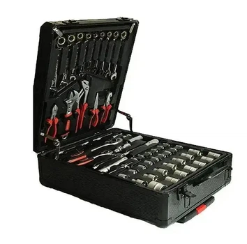 Универсальный большой набор инструментов с трещёткой Tool Box Set 408 предметов для дома и ремонта авто в чемодане