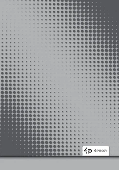 Блокнот 4Profi "Color office" grey 40 листов формат А6 903405