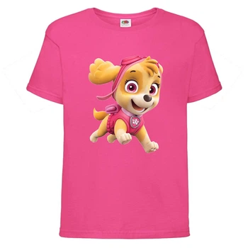 Футболка дитяча Щенячий патруль (Paw Patrol) Скай рожева 128 см