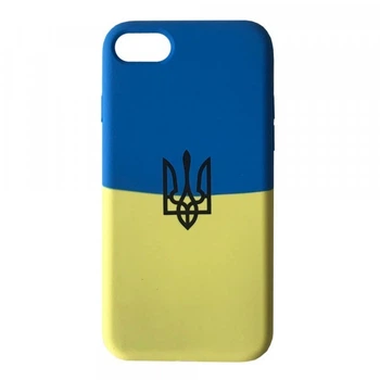 Чохол силіконовий Full Silicone Case Ukraine for iPhone 7 / 8 / SE 2 (з закритим низом)
