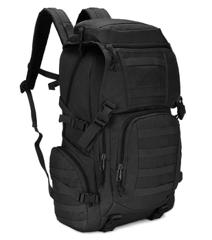 Військовий тактичний рюкзак M15 50л Black з системою Molle 50х27х22 см
