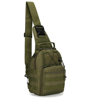 Тактичний рюкзак Eagle через плече Oxford 600D 6 літрів Army Green