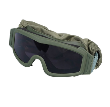 Тактичні окуляри (маска) E-Tac зі змінними лінзами (1 окуляри та 3 лінзи)