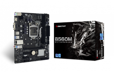 Материнська плата Biostar b560mhp 2.0 (s1200, Intel b560, ddr4)