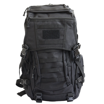 Тактичний рюкзак 50л (55х35х25см) М15, Чорний
