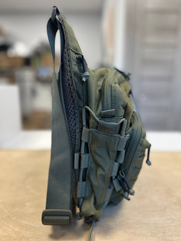 Зелена сумка через плече Helikon-Tex EDC SIDE BAG OLIVE GREEN (TB-PPK-CD-02)