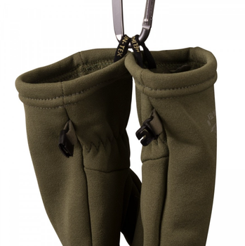 Перчатки флисовые тактические 2XL Оливка Helikon-Tex Rekawice Trekker Outback Gloves 2XL Olive green (RK-TKO-RP-02-B07-2XL)