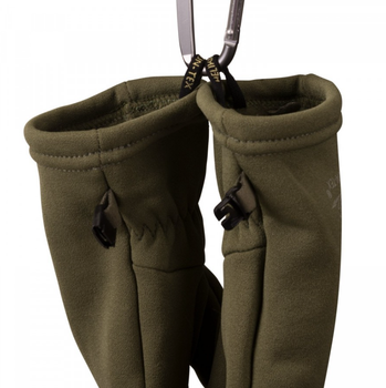Перчатки флисовые тактические XL Масла Helikon-Tex Rekawice Trekker Outback Gloves XL Olive green (RK-TKO-RP-02-B06-XL)