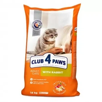 Сухой корм Club 4 Paws Premium с кроликом 14 кг (4820083909153)