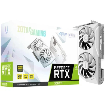 Відеокарта ZOTAC GeForce RTX 3060 Ti 8GB GDDR6 AMP білий LHR (ZT-A30610F-10PLHR)