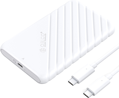 Зовнішня кишеня Orico 2.5" USB-C 3.1 6 Gbps, Білий (25PW1C-C3-WH-EP)
