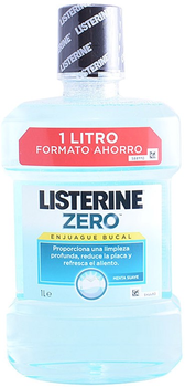 Ополіскувач для порожнини рота Listerine Zero Alcohol Mouthwash Soft Mint 1000 ml (3574661337265)