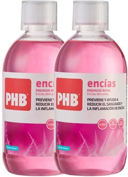 Ополіскувач для порожнини рота PHB Gum Mouthwash 2X500 ml 2nd 50% (8435520006188)