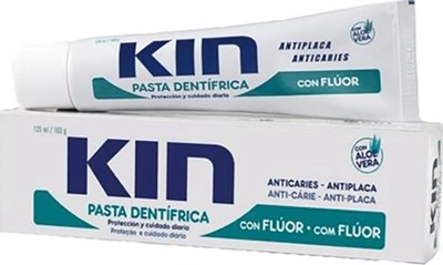 Зубна паста Kin Toothpaste With Fluoride and Aloe Vera 125 ml (8470001541253)