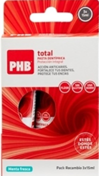 Зубна паста PHB Toothpaste 3x15 ml (Travel Pack) (8499993517428)